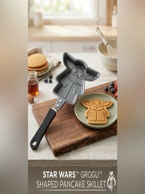 Lucas-film Star Wars Mandalorian Grogu Mini Pancake Skillet Baby Yoda Nonstick